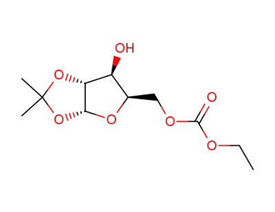 1,2-O-isopropylidene-5-O-ethoxycarbonyl-α-D-xylofuranoside