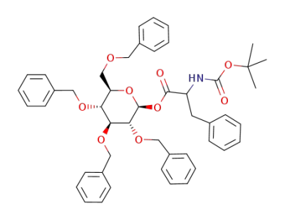 2,3,4,6-tetra-O-benzyl-1-O-(N-tert-butoxycarbonyl-L-phenylalanyl)-β-D-glucopyranose