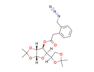 3-O-(2-azidomethyl)phenylacetyl-1,2:5,6-di-O-isopropylidene-α-D-glucofuranose