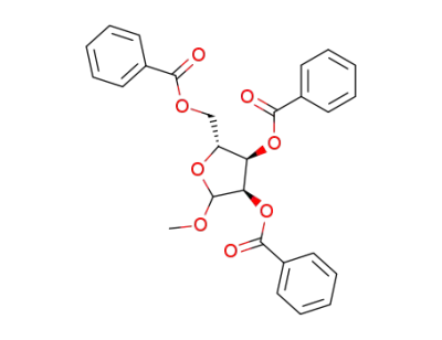 methyl 2,3,5-tri-O-benzoyl-αβ-D-ribofuranoside