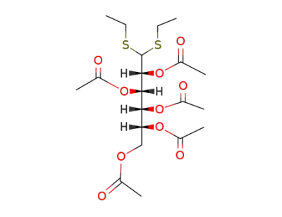 2,3,4,5,6-penta-O-acetyl-D-glucose diethyl dithioacetal